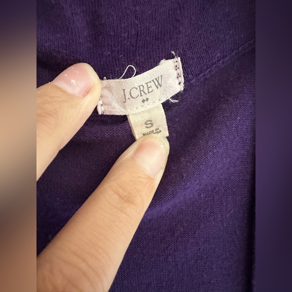 J crew Purple top - Picture 4 of 5